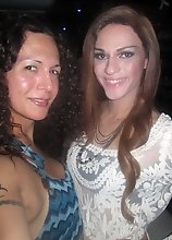 Nikki with hot Brazilian tgirls